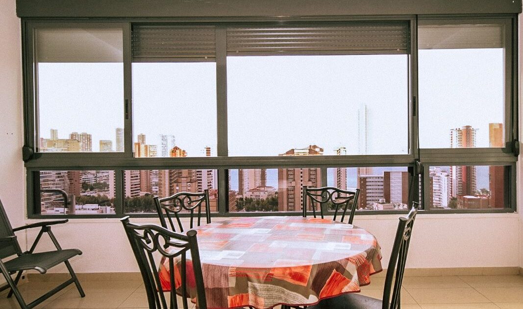 Terraza apartamento Gemelos 26 de Fincas Arena Benidorm Apartamento en el edificio Gemelos 26 de Fincas Arena en Benidorm