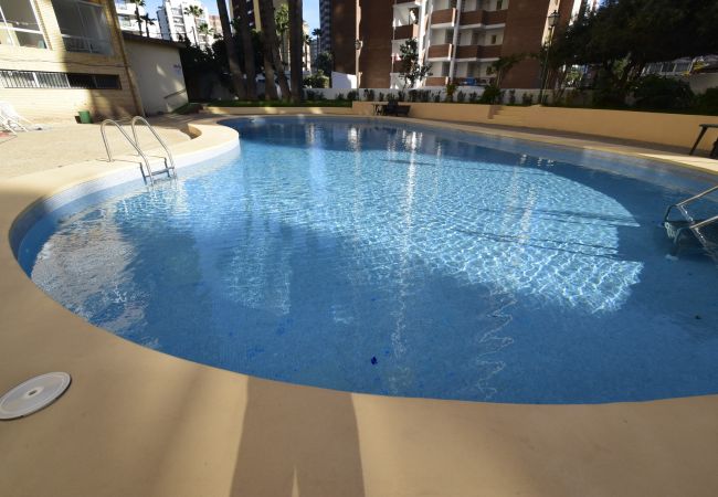 Karola Benidorm appartementen, 2 slaapkamers zwembad Levante strand zomer, familie, kinderen