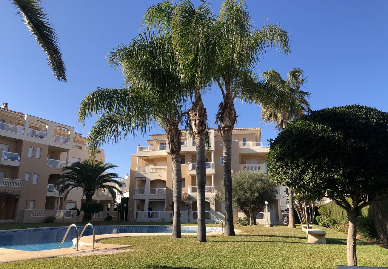 Apartment in Denia - Spacious apartment in urbanization with pool and parking