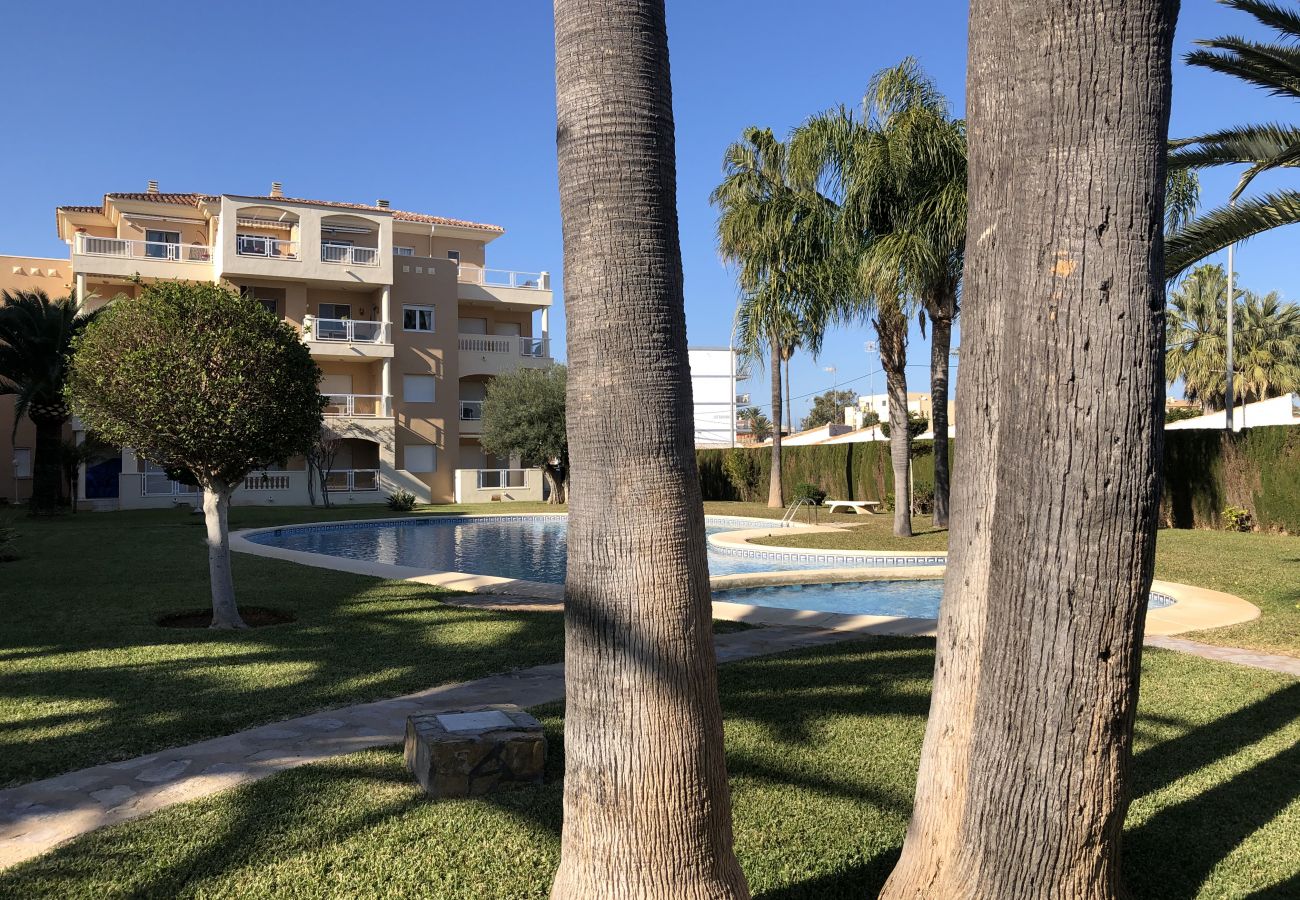 Apartment in Denia - Spacious apartment in urbanization with pool and parking