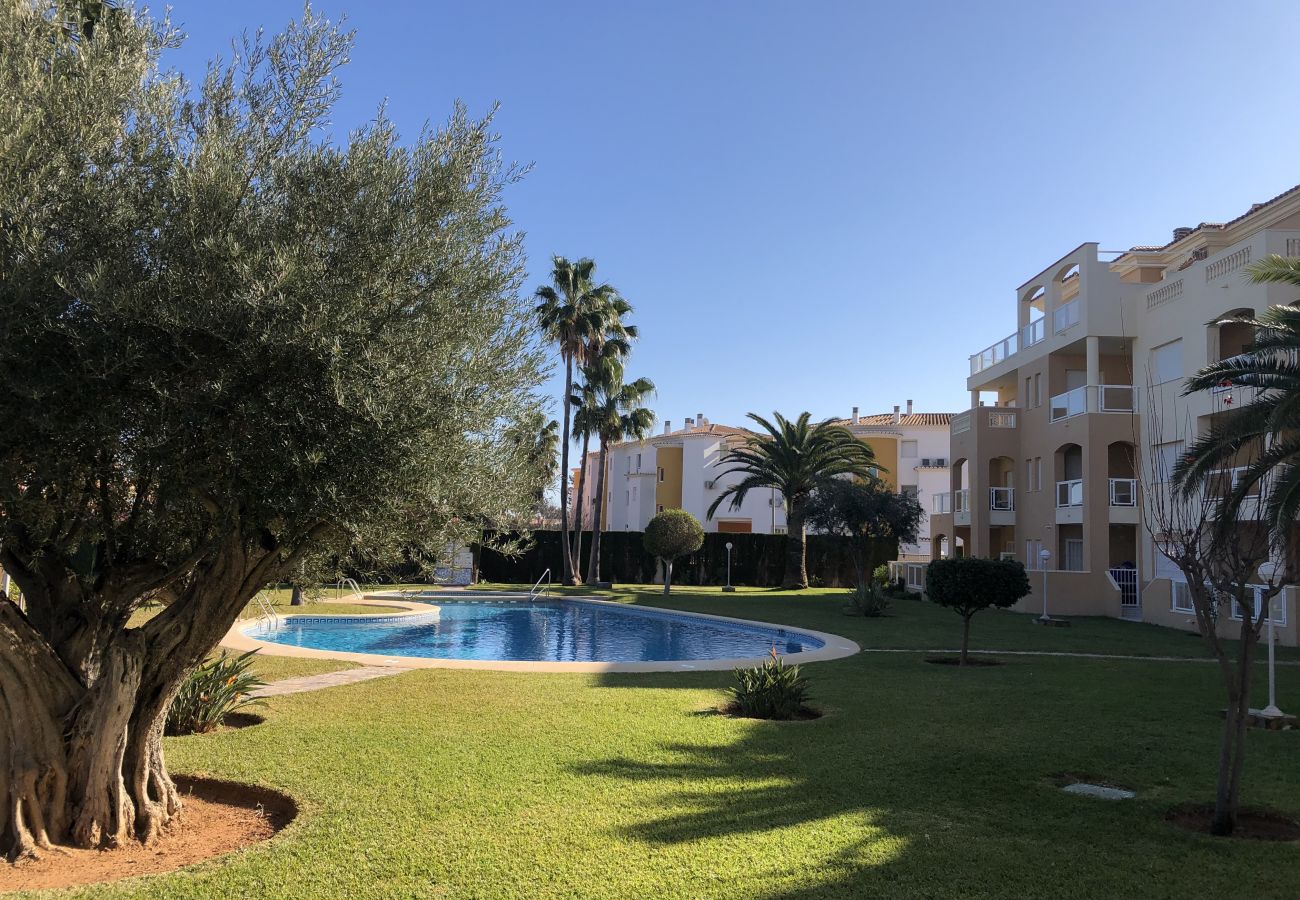 Apartment in Denia - Spacious apartment in urbanization with pool and parking